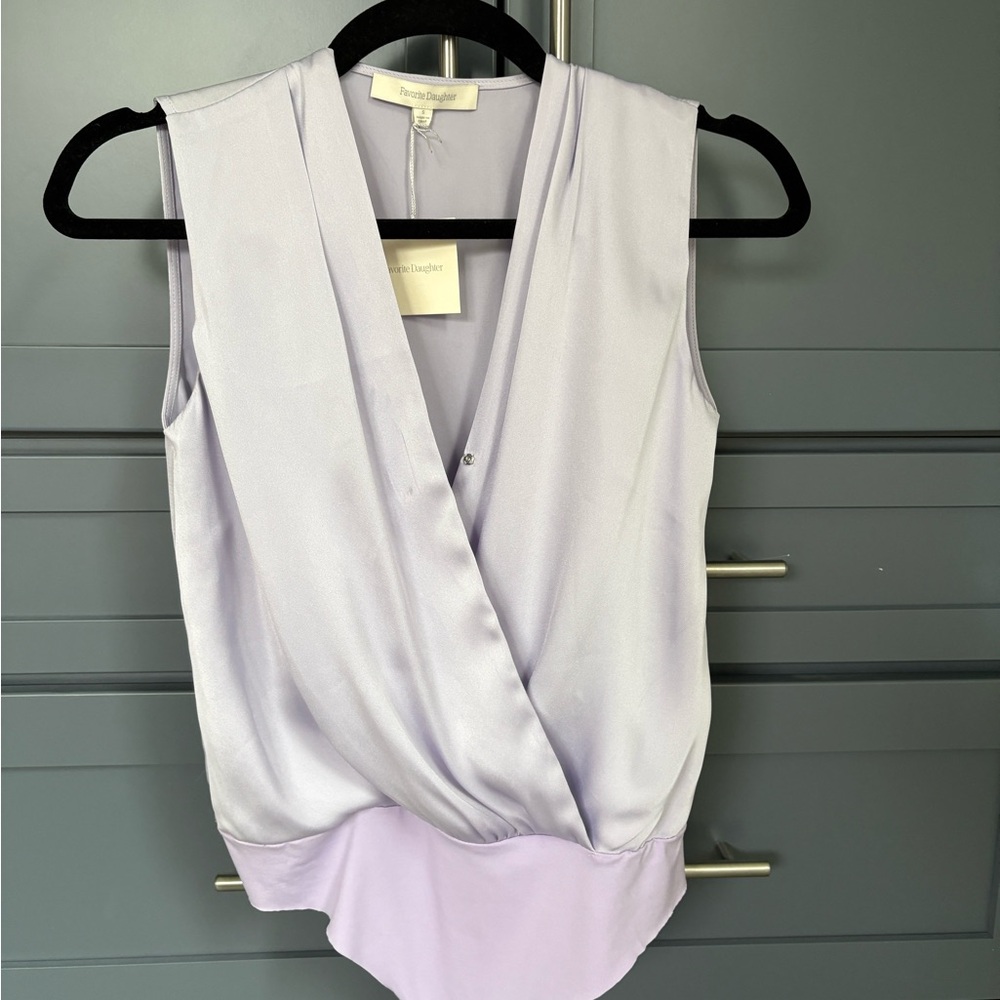 NET Favorite daughter sleeveless date blouse size small